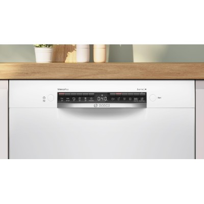 Bosch - SMU4HMW01S - Serie 4, Underbyggd diskmaskin, 60 cm, Vit