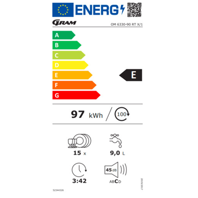  Gram OM 6330-90 RT X/1 Diskmaskiner - 5 Års Garanti 