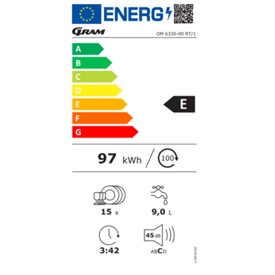  Gram OM 6330-90 RT/1 Diskmaskiner - 5 Års Garanti 