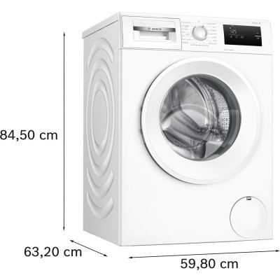 Bosch - WAN2808LSN - Serie 4 - Tvättmaskin - frontmatad - 8 kg - max. 1400 varv/min