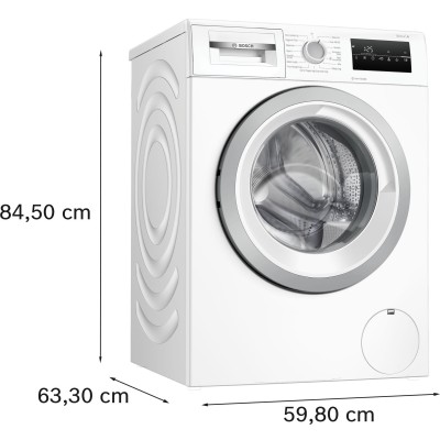 Bosch - WAN2821SSN - Serie 4 - Tvättmaskin - frontmatad - 8 kg - max. 1400 varv/min