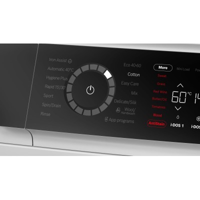 Bosch - WGB254A0SN - Serie 8 - Tvättmaskin - frontmatad - 10 kg - max. 1400 varv/min