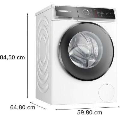 Bosch - WGB254A0SN - Serie 8 - Tvättmaskin - frontmatad - 10 kg - max. 1400 varv/min