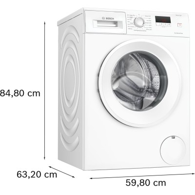 Bosch - WGE02200SN - Serie 2 - Tvättmaskin - frontmatad - 7 kg - max. 1200 varv/min