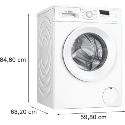 Bosch - WGE02400SN - Serie 2 - Tvättmaskin - frontmatad - 7 kg - max. 1400 varv/min