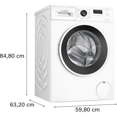 Bosch - WGE0240ASN - Serie 2 - Tvättmaskin - frontmatad - 7 kg - max. 1400 varv/min
