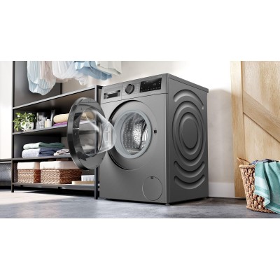 Bosch - WGG244RFSN - Serie 6 - Tvättmaskin - frontmatad - 9 kg - max. 1400 varv/min - Gjutjärn grå