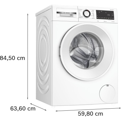 Bosch - WGG256ZZSN - Serie 6 - Tvättmaskin - frontmatad - 10 kg - max. 1600 varv/min