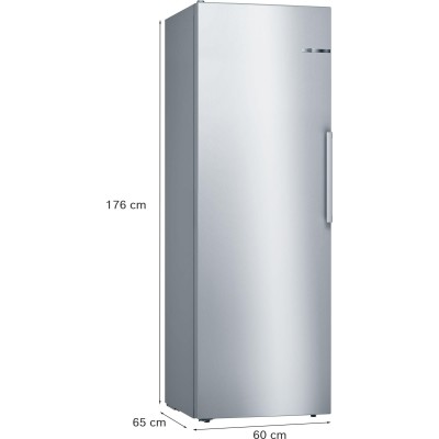 Bosch - KSV33VLEP - Serie 4, Kylskåp, 176 x 60 cm, Inox-Look