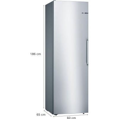 Bosch - KSV36VLDP - Serie 4, Kylskåp, 186 x 60 cm, Inox-Look