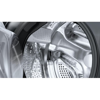 Bosch - WNC254ARSN - Serie 8, Kombinerad tvätt och tork, 10.5/6 kg, max. 1400 varv/min, Gjutjärn grå