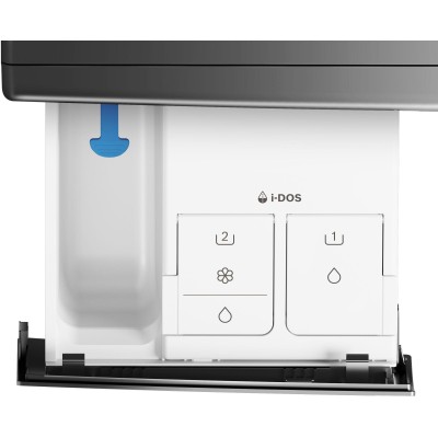 Bosch - WNC254ARSN - Serie 8, Kombinerad tvätt och tork, 10.5/6 kg, max. 1400 varv/min, Gjutjärn grå