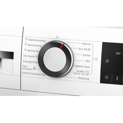 Bosch - WNG2540LSN - Serie 6, Kombinerad tvätt och tork, 10.5/6 kg, max. 1400 varv/min