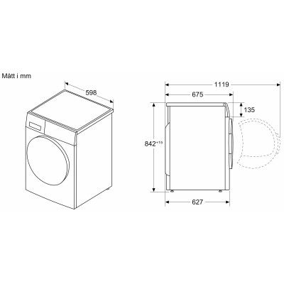 Bosch - WRB247D0SN - Serie 8 - Värmepumpstumlare - 9 kg