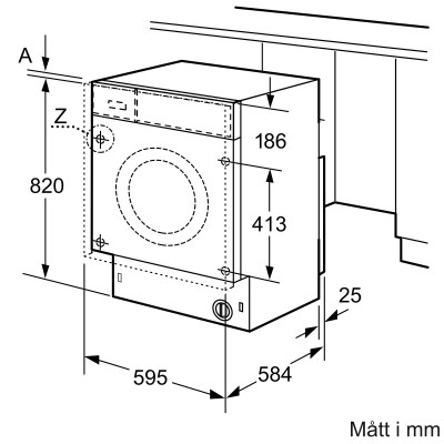 Siemens - WK14D322DN - iQ300, Kombinerad tvätt och tork, 7/4 kg