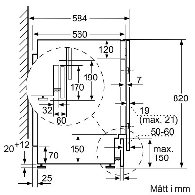 Siemens - WK14D322DN - iQ300, Kombinerad tvätt och tork, 7/4 kg