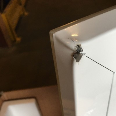 Silverline Nordic Dark 60 cm, vit m/vit glastopp