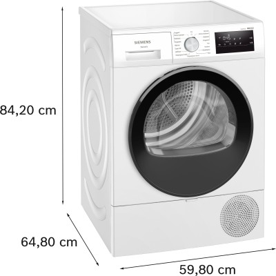 Siemens - WT45HV0EDN - iQ300 - Värmepumpstumlare - 8 kg