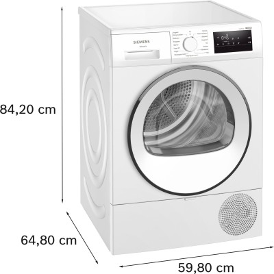 Siemens - WT45HV0IDN - iQ300 - Värmepumpstumlare - 8 kg