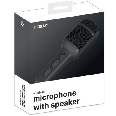 Celly - Kidsfestival2 Mikrofon med effekter Svart - A11144