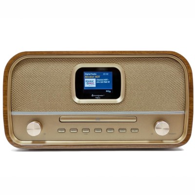 Soundmaster - Musik-anläggning Radio CD Bluetooth DAB970BR1 Trä - DAB970BR1