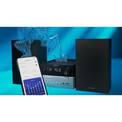 Philips - Musik-anläggning Radio CD USB Bluetooth TAM3205MKII/12 Svart/Silver - A14973