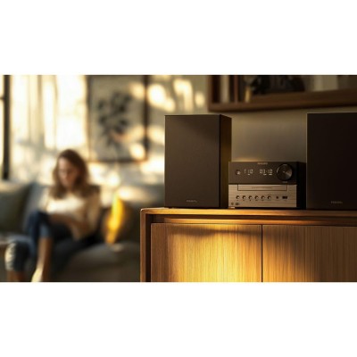 Philips - Musik-anläggning Radio CD USB Bluetooth TAM3505MKII/12 Svart/Silver - A14974