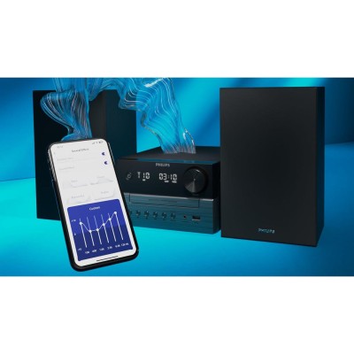 Philips - Musik-anläggning Radio CD USB Bluetooth TAM3505MKII/12 Svart/Silver - A14974