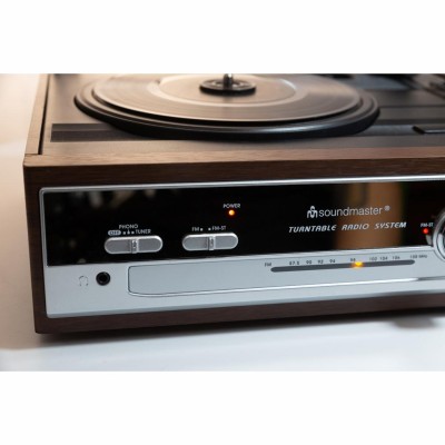 Soundmaster - Musik-anläggning Vinyl Radio Innbyggda högtalare PL186H - A13384