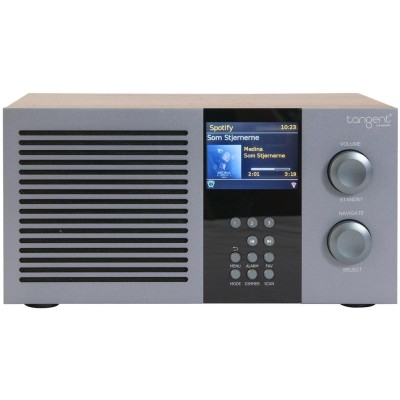 Tangent - Radio FM DAB+ Internet Bluetooth Mono Tre Valnöt - A14308