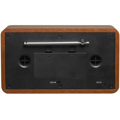 Denver - Radio FM DAB+ Klocka Bluetooth DAB-18 Trähölje - DAB-18