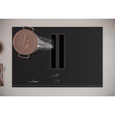 Silverline Flow-In Pro, 78 cm, induktionshäll med inbyggd fläkt, facettkant - IM 7111-80 INT