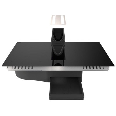 Silverline Flow-In Pro, 78 cm, induktionshäll med inbyggd fläkt, planlimning - IM 7110-80 INT