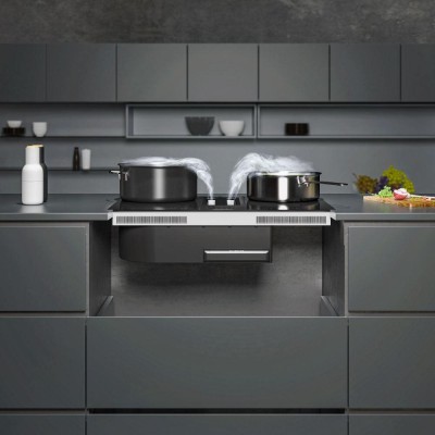 Silverline Flow-In Pro, 78 cm, induktionshäll med inbyggd fläkt, planlimning - IM 7110-80 INT