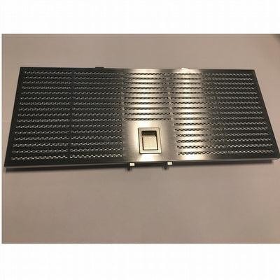 Aluminium-fettfilter inkl kolfilter, monteras i fläkten, tvättbart