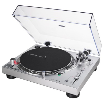 Audio-Technica - Skivspelare Direktdriven Manuell Silver - AT-LP120XUSBSV