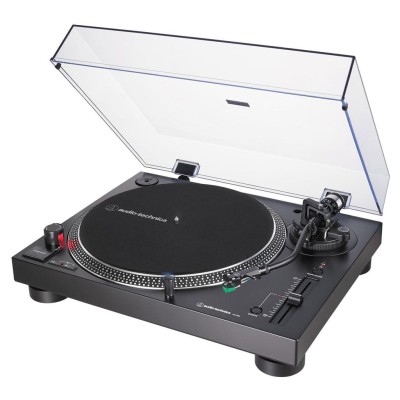 Audio-Technica - Skivspelare Direktdriven Manuell Svart - AT-LP120XUSBBK