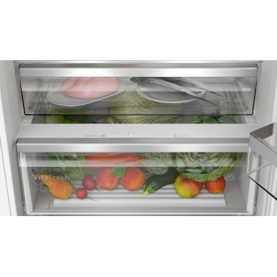 Bosch - KBN96VSE0 - Serie 4, Integrerad kyl/frys, 193.5 x 69.1 cm, Glidskenor