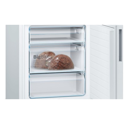Bosch - KGE49AWCA - Serie 6, Kombinerad kyl/frys, 201 x 70 cm, Vit