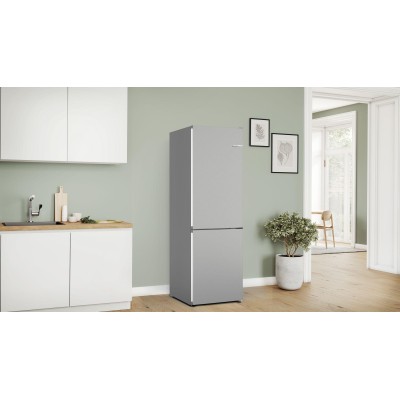 Bosch - KGN362LDF - Serie 4, Kombinerad kyl/frys, 186 x 60 cm, Inox-Look, Total No Frost