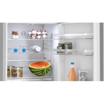 Bosch - KGN362LDF - Serie 4, Kombinerad kyl/frys, 186 x 60 cm, Inox-Look, Total No Frost