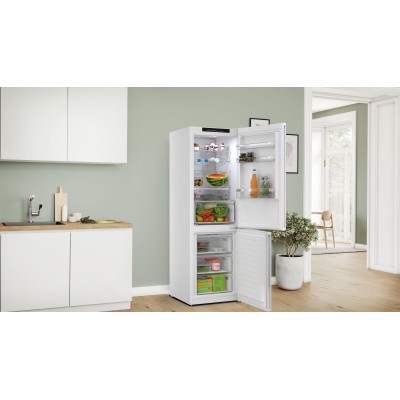 Bosch - KGN362WCF - Serie 4, Kombinerad kyl/frys, 186 x 60 cm, Vit, Total No Frost