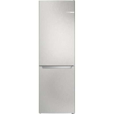 Bosch - KGN36NLEA - Serie 2, Kombinerad kyl/frys, 186 x 60 cm, Inox-Look, Total No Frost