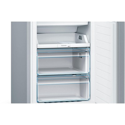 Bosch - KGN36NLEA - Serie 2, Kombinerad kyl/frys, 186 x 60 cm, Inox-Look, Total No Frost