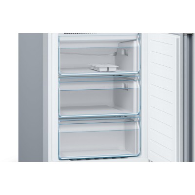 Bosch - KGN36VLED - Serie 4, Kombinerad kyl/frys, 186 x 60 cm, Inox-Look, Total No Frost
