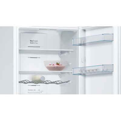 Bosch - KGN36VWED - Serie 4, Kombinerad kyl/frys, 186 x 60 cm, Vit, Total No Frost