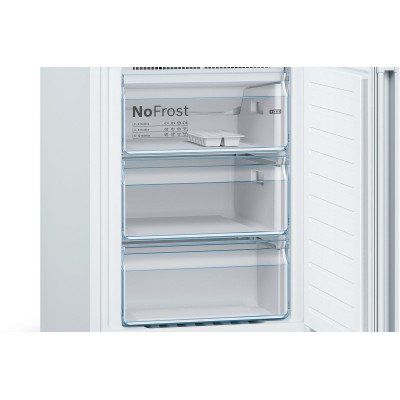 Bosch - KGN36VWED - Serie 4, Kombinerad kyl/frys, 186 x 60 cm, Vit, Total No Frost