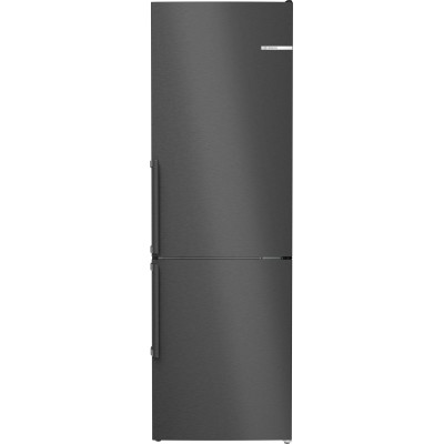 Bosch - KGN36VXCT - Serie 4, Kombinerad kyl/frys, 186 x 60 cm, Mörkt antracitfärgat stål, Total No Frost