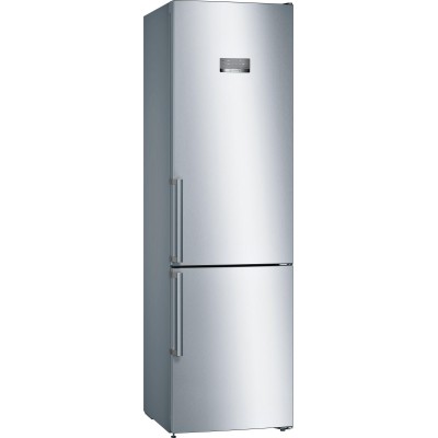 Bosch - KGN397LEQ - Serie 4, Kombinerad kyl/frys, 203 x 60 cm, Inox-Look, Total No Frost