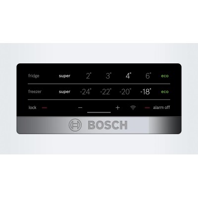 Bosch - KGN49XWEA - Serie 4, Kombinerad kyl/frys, 203 x 70 cm, Vit, Total No Frost